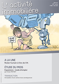 Couverture Activité Immobilière Mai 2025