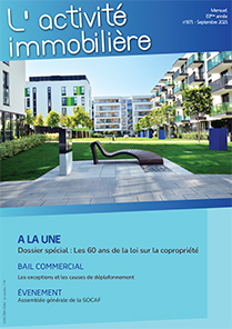 Couverture Activité Immobilière Septembre 2025