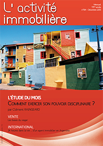 revue activité immobilière décembre 2015